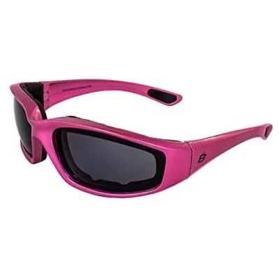 Eyewear Oriole Anti Fog Padded Motorcycle Sunglasses Scratch-Resistant Pink